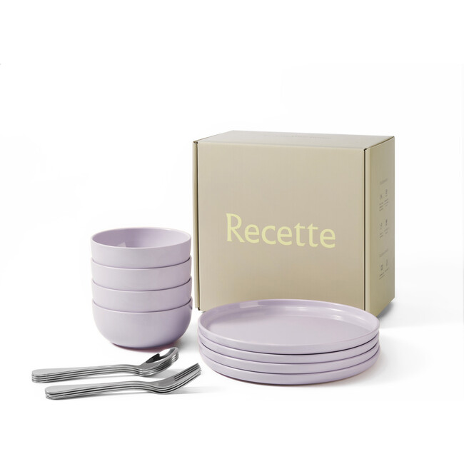 Complete Dinnerware Set, Gray