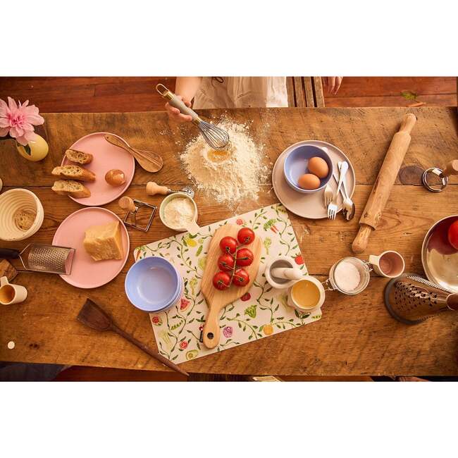 4 Plate Set, Pink - Tableware - 4