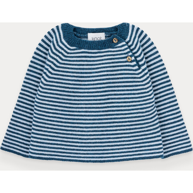 Marine Stipes Knitted Sweater For Baby Boy
