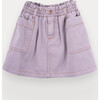 Gracie Skirt For Girl, Cotton Twill - Skirts - 1 - thumbnail