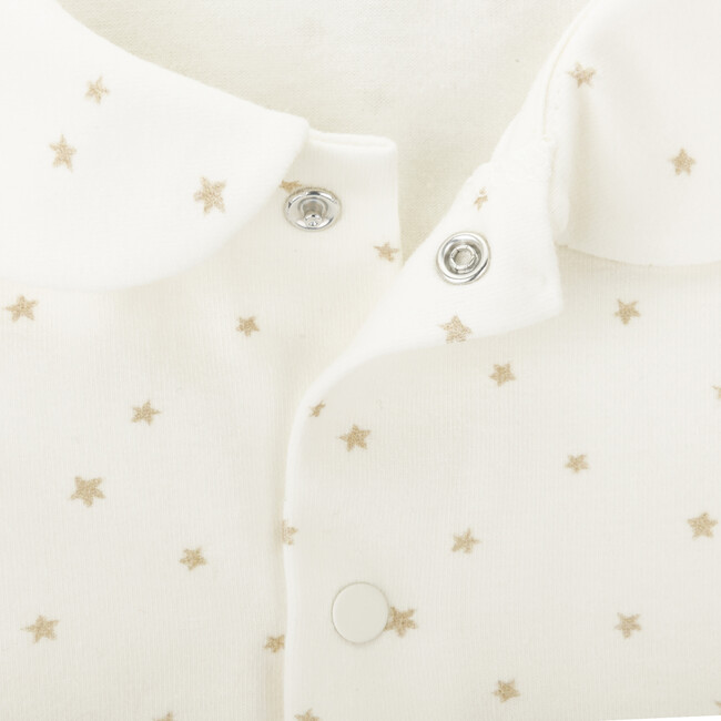 Babygrow Tiny Cosmos For Newborn, Organic Cotton - Footie Pajamas - 2