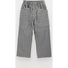 Sloan Trousers For Boy, Stripes Cotton Twill - Pants - 1 - thumbnail
