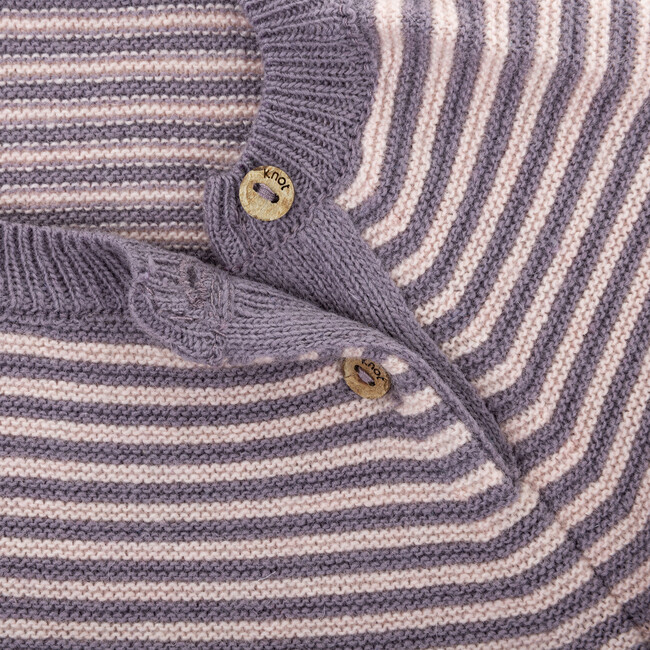 Blush Stripes Knitted Sweater For Baby Girl - Sweaters - 3