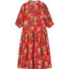 MIMOSA DRESS, RED - Dresses - 1 - thumbnail
