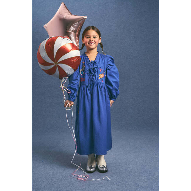 CIRCUS DRESS, BLUE - Dresses - 4