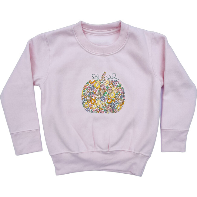 Liberty of London Pumpkin Children's Jumper, Pale Pink