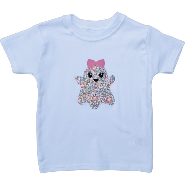 Liberty of London Childrens Ghost Short Sleeve T-Shirt, White