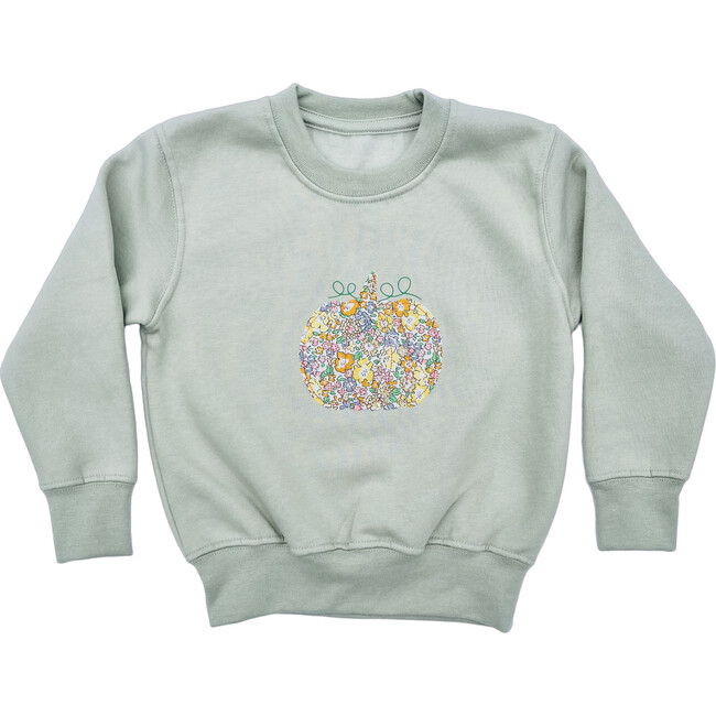 Liberty of London Pumpkin Children's Jumper, Sage