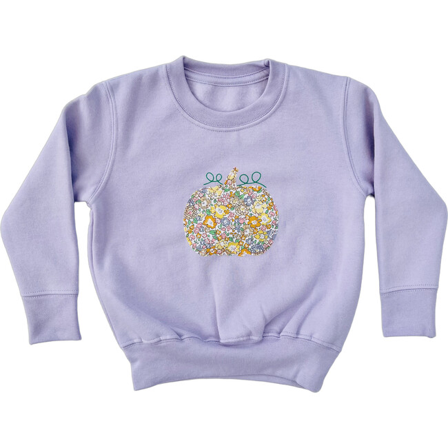 Liberty of London Pumpkin Children's Jumper, Pale Purple