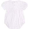 Pink Twirls Smocked Bubble - Rompers - 2