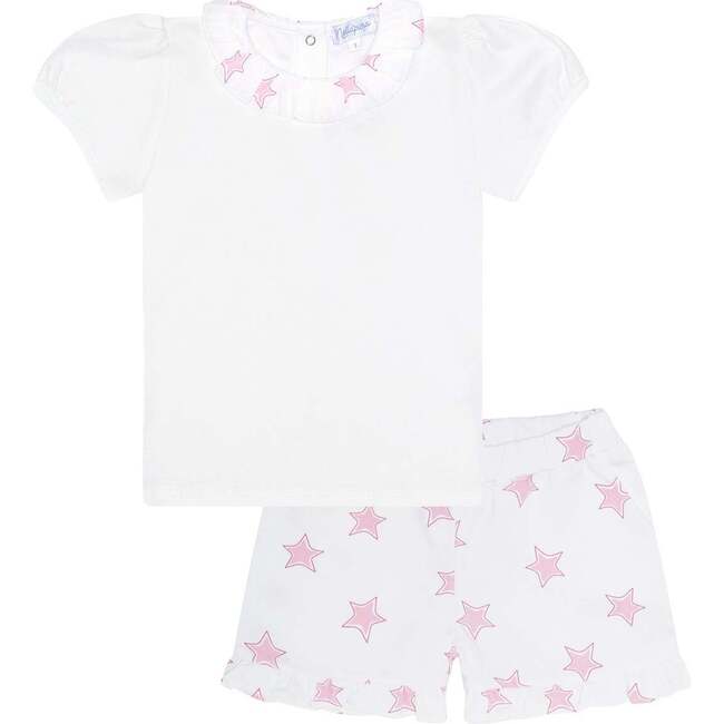 Pink Stars Short Set