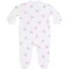 Pink Stars Print Zipper Footie - Footie Pajamas - 2