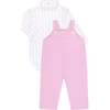 Pink Twirl Overall Set - Mixed Apparel Set - 2