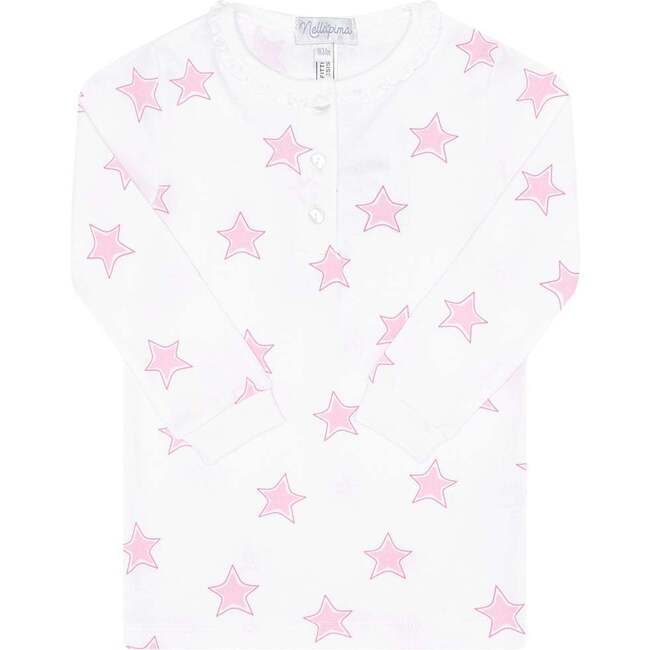 Pink Stars Print Pajama
