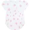 Pink Stars Print Smocked Bubble - Rompers - 2