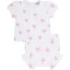 Pink Stars Print Diaper Cover Set - Mixed Apparel Set - 1 - thumbnail