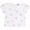 Pink Stars Print Diaper Cover Set - Mixed Apparel Set - 2