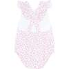 Pink Cheetah Print Ruffle Bubble - Rompers - 2