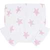 Pink Stars Print Diaper Cover Set - Mixed Apparel Set - 3