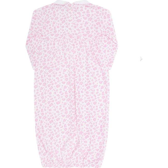 Pink Cheetah Print Smocked Gown - Nightgowns - 2