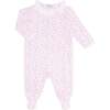 Pink Cheetah Print Crossover Footie - Footie Pajamas - 1 - thumbnail