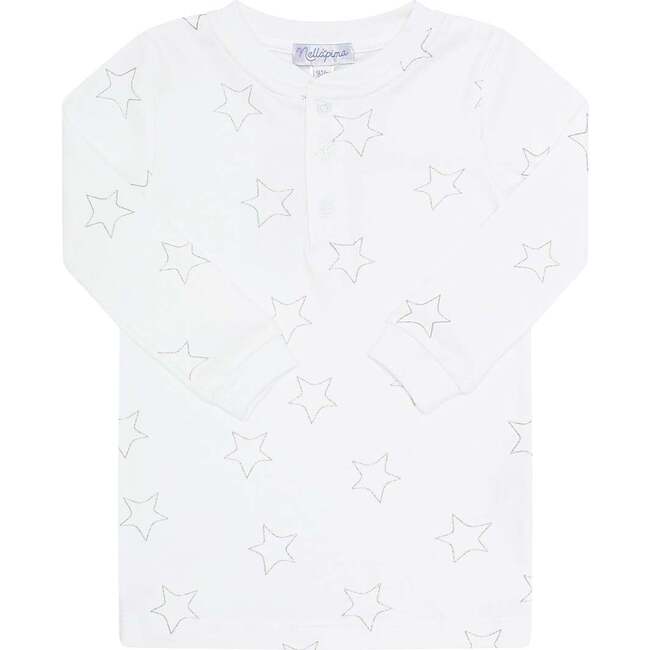 Grey Stars Print Pajama