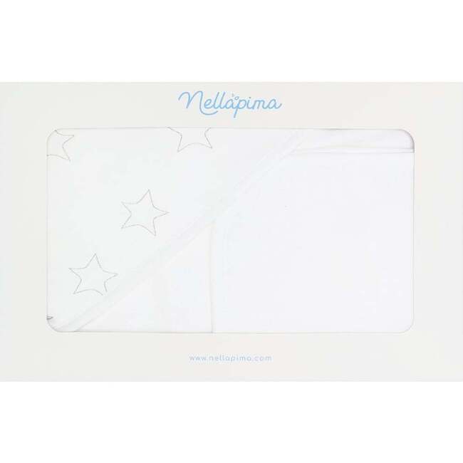 Grey Stars Print Towel Set - Towels - 2