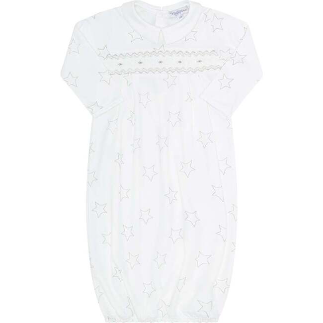 Grey Stars Print Gown