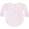 Pink Cheetah Print LS Bubble - Rompers - 2