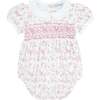 Butterflies Print Smocked Bubble - Rompers - 1 - thumbnail