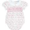 Butterflies Print Smocked Bubble - Rompers - 4