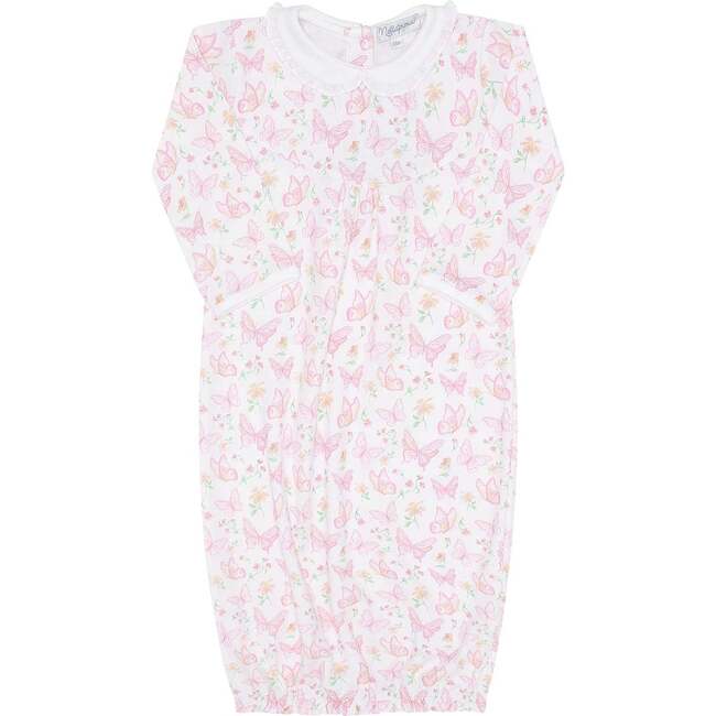 Butterflies Print Gown
