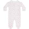 Butterflies Print Crossover Footie - Footie Pajamas - 2