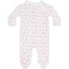 Butterflies Print Crossover Footie - Footie Pajamas - 3