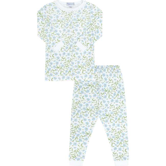 Blue Vines Print Pajama
