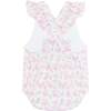 Butterflies Print Ruffle Bubble - Rompers - 4