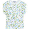 Blue Vines Print Pajama - Pajamas - 2