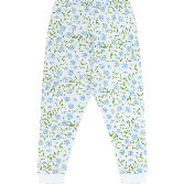 Blue Vines Print Pajama - Pajamas - 3