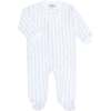 Blue Twirls Zipper Footie - Footie Pajamas - 1 - thumbnail