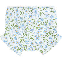 Blue Vines Print Onesie Set - Mixed Apparel Set - 3