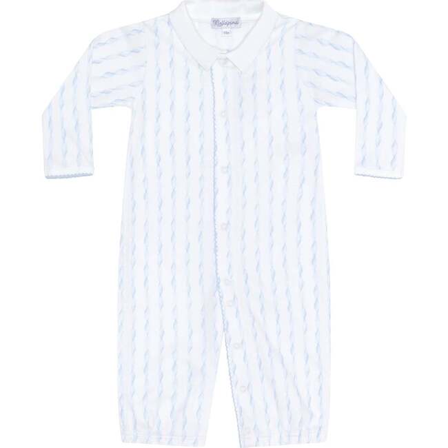 Blue Twirls Converter Gown - Nightgowns - 2