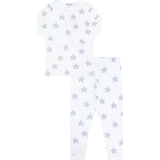 Blue Stars Print Pajama