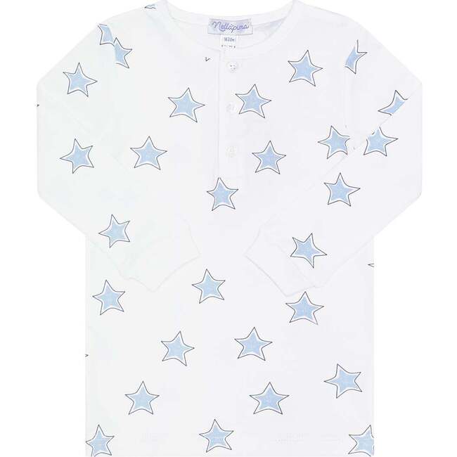 Blue Stars Print Pajama - Pajamas - 2