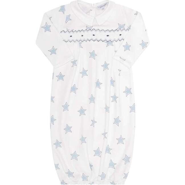 Blue Stars Print Gown