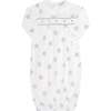 Blue Stars Print Gown - Nightgowns - 1 - thumbnail