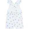 Blue Heart Print Romper - Rompers - 2