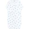 Blue Heart Print Converter Gown - Nightgowns - 1 - thumbnail