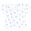 Blue Heart Print Diaper Cover Set - Mixed Apparel Set - 2