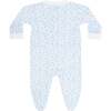 Blue Cheetah Print Zipper Footie - Footie Pajamas - 2