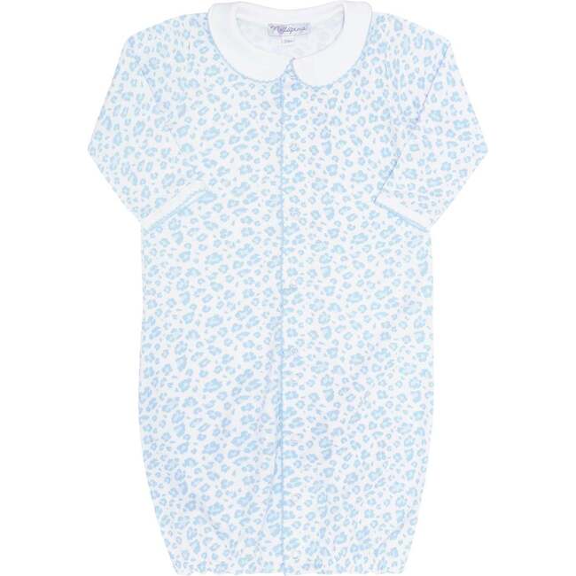 Blue Cheetah Print Converter Gown